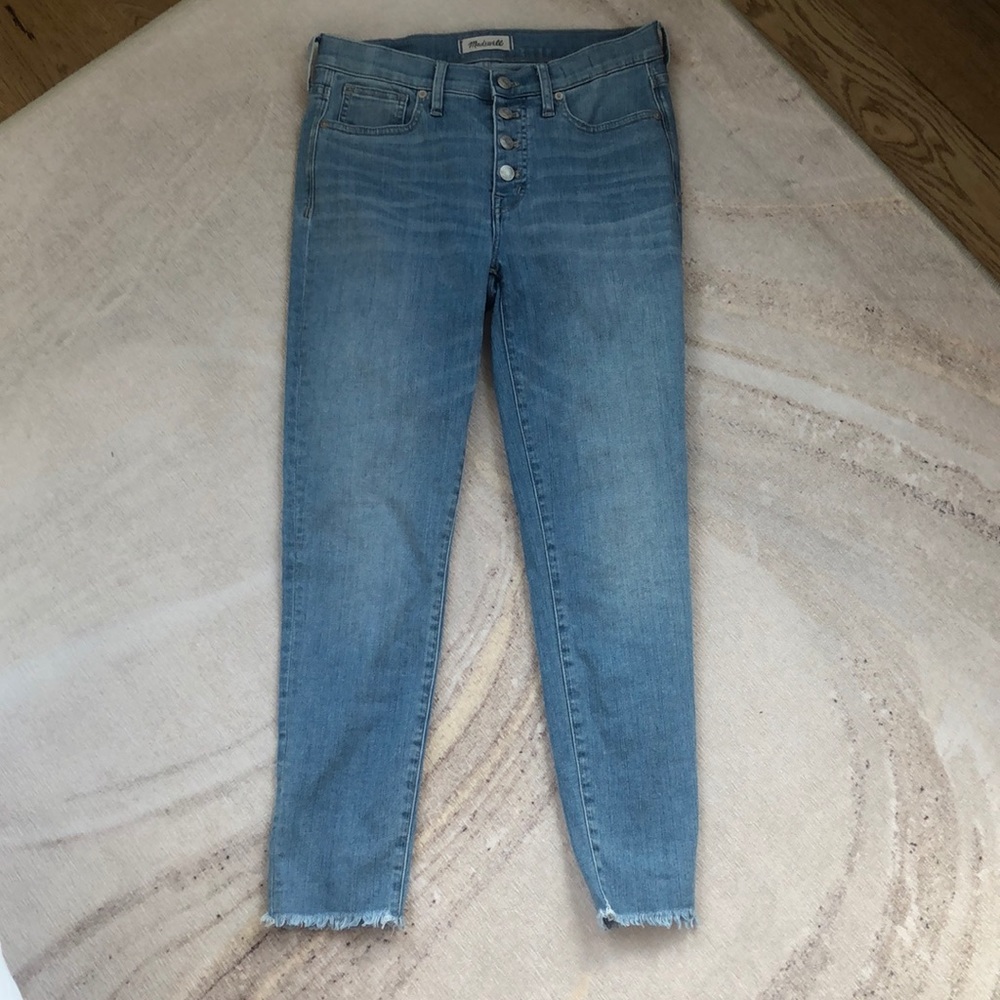 Madewell 9” High Rise Skinny Crop Jeans
